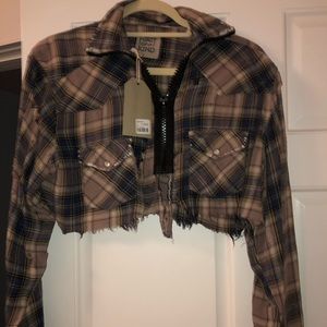 LF Furst Of A Kind Cropped flannel